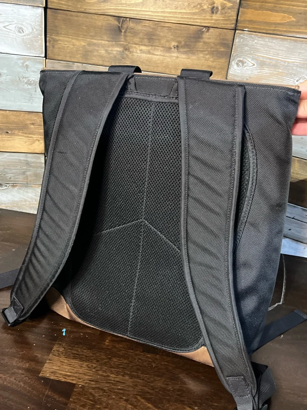 Waterfield (sfbags . com) Staad Laptop Bag, Leather, Ballistic Nylon
